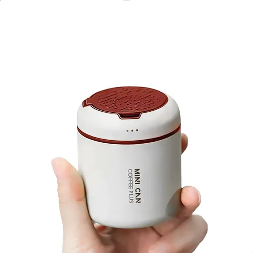 Miniatura 9 de watchget Mini recipiente de café hermético portátil para 1 taza, almacenamiento de granos de café de acero inoxidable con válvulas de liberación