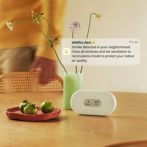Miniatura 11 de Airthings 2960 View Plus - Monitor de calidad del aire y radón alimentado por batería (PM, CO2, VOC, humedad, temperatura, presión)