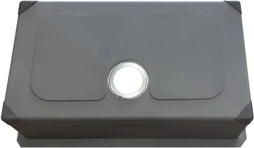 Miniatura 7 de Sinber HU3018S - Fregadero de cocina de un solo tazón con montaje bajo encimera, 30" x 18" x 10", acabado satinado de acero inoxidable calibre 18 304
