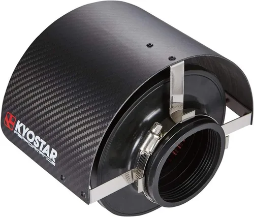 Miniatura 119 de KYOSTAR Filtro de aire universal de alto flujo de 3" (76 mm), entrada de aire frío de cono reutilizable, alto rendimiento, lavable, kit de aire seco