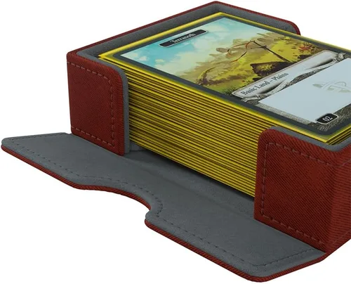 Miniatura 6 de Cards Lair - Caja de cubierta convertible para más de 400 tarjetas, almacenamiento de cartas de doble manga, protector de juego de cartas premium