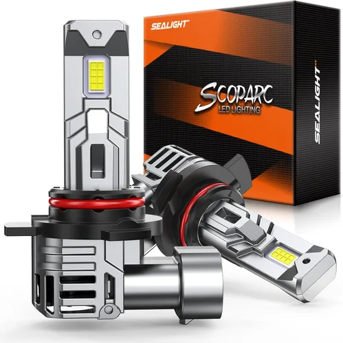 Miniatura 10 de Bombillas SEALIGHT H1, 30000 lm 6500 K Bombillas antiniebla H1 con ventilador de refrigeración, tamaño 1:1 mini para vehículos todo terreno ATV/UTV