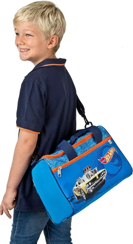 Miniatura 4 de Hot Wheels - Bolsa deportiva para niños, 10 L, bolsa de viaje pequeña y bolsa para niños con correa de hombro extraíble y ajustable, diseño de autos