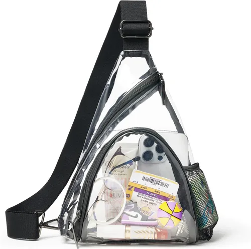 Miniatura 13 de LATMAP 7L Bolsa de Cintura para Hombres y Mujeres Mochila de Cadera Riñonera Bandolera Bolso de Hombro Cinturón de Viaje Bolso de Mano de PU Cuero