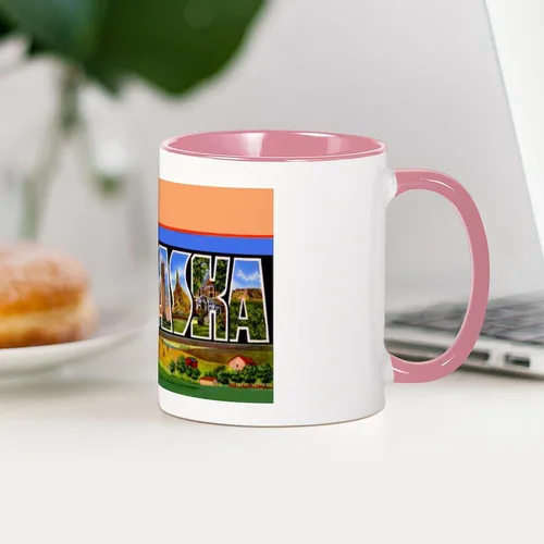 Miniatura 112 de CafePress I Love Nebraska Taza de café de cerámica de 11 oz (11.0 fl oz)