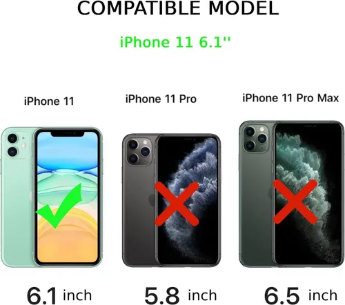 Miniatura 5 de Aesthetics - Funda protectora de TPU para iPhone 11, diseño de Dios de ángel y ángel para iPhone 11, funda protectora de poliuretano termoplástico