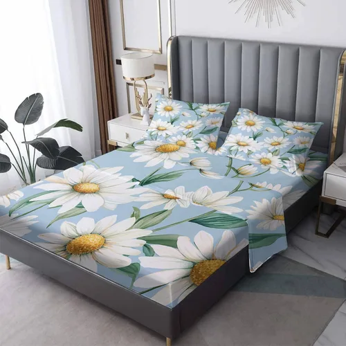 Miniatura 22 de Frog Sheets California King - Sábanas de cama de anfibios tropicales, microfibra suave con bolsillo profundo, sábanas y fundas de almohada, 1 sábana