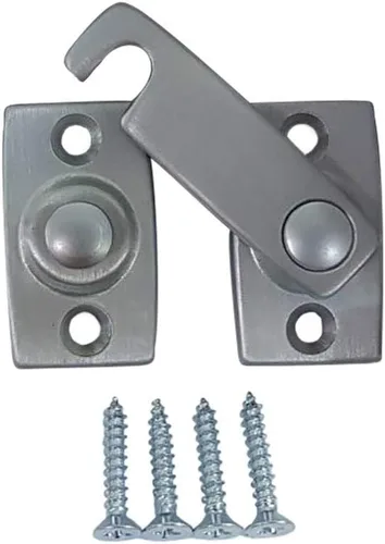 Miniatura 9 de QCAA Barra de obturador/pestillo de puerta de latón macizo, 7/8" x 2-3/32", latón pulido, paquete de 2, fabricado en Taiwán