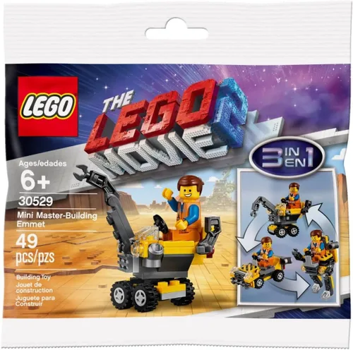 Miniatura 2 de LEGO 30529 49 Piezas Mini Maestro de Construcción Emmet La Película 2
