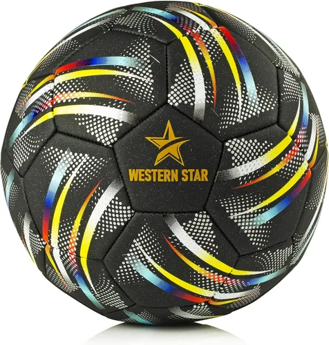 Miniatura 18 de Western Star Balón de fútbol Helix- Tamaño 3 4 5 – Pelotas de fútbol oficiales de grado de partido – Diseño atractivo y duradero