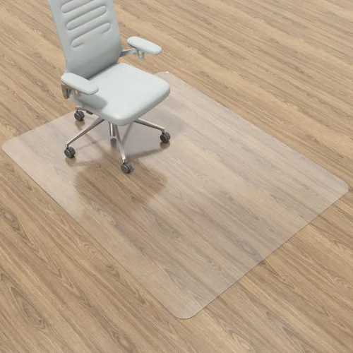 Miniatura 12 de 100pointONE Tapete para silla de oficina para suelos de madera dura, tapete para silla de computadora de fácil deslizamiento, protector de suelo