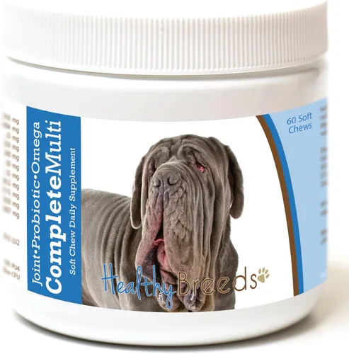 Miniatura 106 de Healthy Breeds Pug todo en uno multivitamínico suave masticable 60