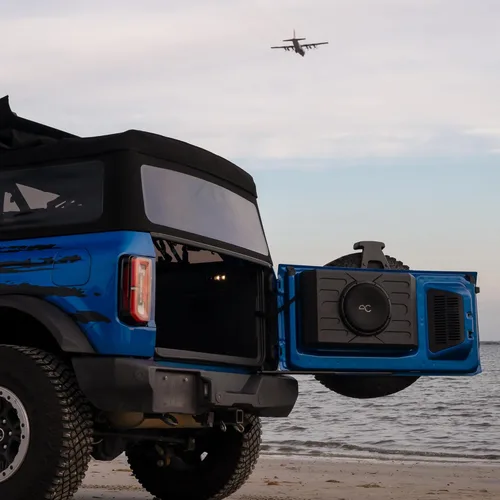 Miniatura 6 de Stinger Ford Bronco (2021+) - Caja de subwoofer montada en la puerta oscilante de 800 W de 12 pulgadas, subcaja compacta sellada para añadir graves