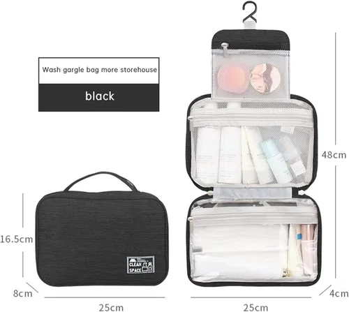 Miniatura 2 de Juego de neceser para mujer, para accesorios, bolsa de maquillaje, artículos de tocador de agua, contenedor de champú, artículos de aseo