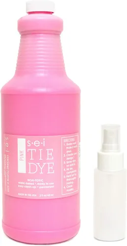 Miniatura 13 de SEI - Kit de teñido anudado aguamarina, tinte de tela para grupos grandes, 1 cuarto de galón (32 onzas), tinte teñido anudado premezclado, tinte