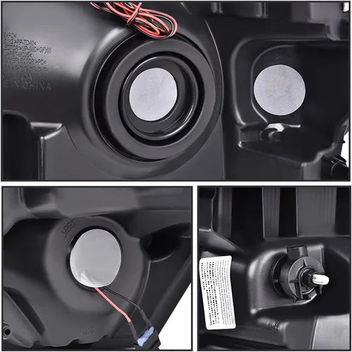 Miniatura 7 de PIT66 Conjunto de faros delanteros LED compatible con Ford F150 2009 2010 2011 2012 2013 2014, lente transparente para conductor y pasajero, carcasa