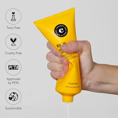 Miniatura 5 de COCUNAT - Paquete rico para cabello seco - Champú y acondicionador natural - Cabello dañado o teñido - Hidrata, nutre y reestructura - Libre
