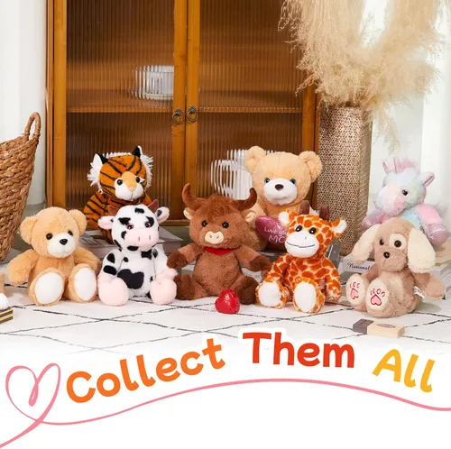 Miniatura 6 de Oso de peluche de 12 pulgadas con latido grabado, juguete de voz grabador de peluche, oso suave de peluche esponjoso, regalos de mensajes