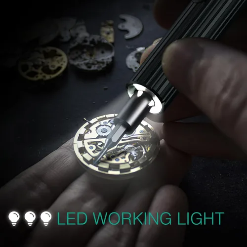 Miniatura 7 de ORIA Juego de destornilladores eléctricos, destornillador inalámbrico recargable 58 en 1, kit de herramientas de reparación de precisión con cable