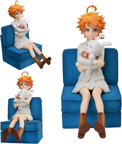 Miniatura 5 de QAHEART Figura de acción de anime Emma Norman Ray, modelo de estatua, coleccionables, juguetes de escritorio, 3 piezas