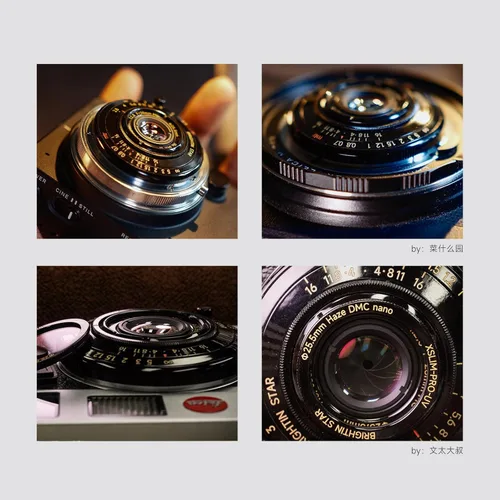 Miniatura 7 de Brightin Star 28mm F2.8 Lente de Enfoque Manual de Marco Completo para Montura Leica-M, Lente de Cámara Compatible con M2 M3 M4 M5 M6 M7 M8 M9 M9P
