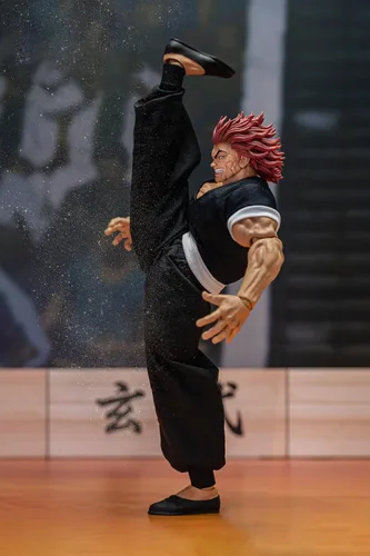 Miniatura 4 de QAHEART 2 figuras de acción de Hanma Yujiro, figura de anime, modelo de estatua de Yujiro, articulaciones, figuras de manga de dibujos animados