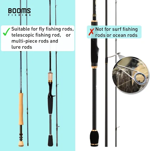 Miniatura 4 de Booms Fishing PB3 - Funda para caña de pescar de 4.4 pies a 5 pies, funda plegable portátil para caña de pescar con cremalleras bidireccionales