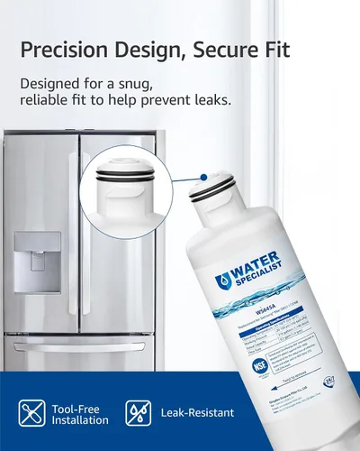 Miniatura 8 de Waterspecialist Filtro de agua para refrigerador WS645A, repuesto para Samsung® DA97-17376B, HAF-QIN/EXP, HAF-QIN, RF28T5001SR, DA97-08006C