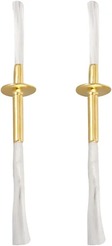 DECHOUS 2 mechas de fibra de vidrio para lámparas de aceite, mechas de lámparas de aceite con soporte de tubo de metal, mechas de lámpara de aceite