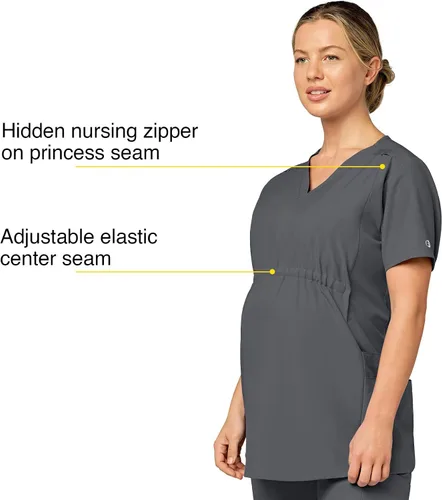 Miniatura 2 de Camiseta de maternidad con cuello en V para mujer