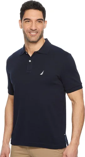 Miniatura 2 de Nautica Polo de manga corta sólido entrelazado para hombre