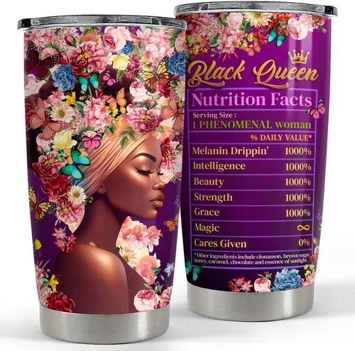 Miniatura 36 de SANDJEST Vaso Térmico para Parejas de 20oz Regalos para Esposa Esposo Calavera Parejas Vasos Térmicos de Acero Inoxidable Taza de Viaje para Café