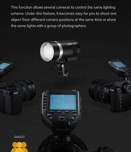 Miniatura 6 de Godox XProII-S - Transmisor de disparador de flash inalámbrico para cámaras Sony, 2.4G TTL-Convertidor manual HSS 1/8000S función Bluetooth, bloqueo