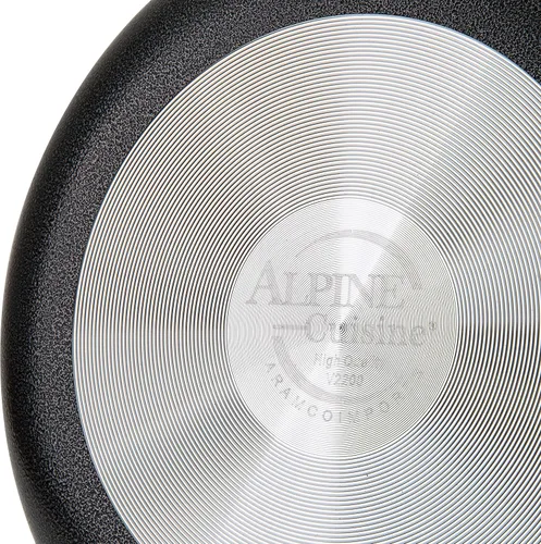 Miniatura 13 de Alpine Cuisine Olla antiadherente de 5 cuartos con tapa de vidrio templado y asas de transporte, utensilios de cocina multiusos, horno holandés