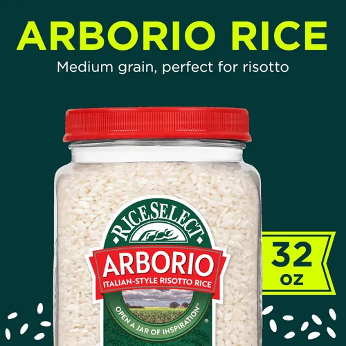 Miniatura 3 de RiceSelect Arborio Rice for Italian Risotto, arroz sin gluten premium, sin OMG, tarro de 32 onzas, (paquete de 1)