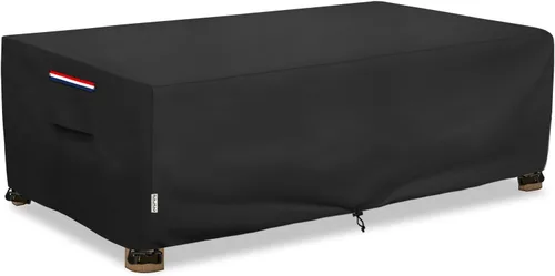 Miniatura 12 de Fundas para Muebles de Exterior Impermeables Funda para Sofá de Exterior de 3 Plazas, 79 pulgadas de ancho x 38 pulgadas de profundidad x 35 2-Beige