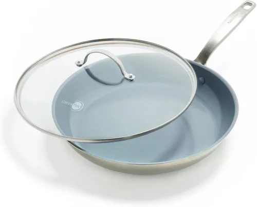 Miniatura 11 de GreenPan Treviso - Juego de utensilios de cocina de 10 piezas, revestimiento antiadherente de cerámica de acero inoxidable sin PFAS no tóxico, apto