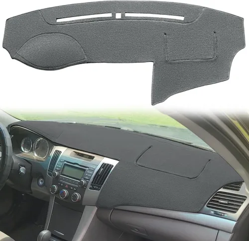 Miniatura 9 de Cubierta de salpicadero personalizada para Hyundai Sonata 2006 2007 2008, protector de alfombra (negro) F168