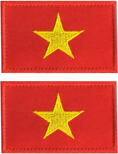 Miniatura 64 de 2 parches de bandera de Japón de AliPlus bordados tácticos militares moral parche apliques gancho y bucle