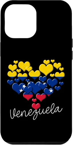 Miniatura 26 de Funda para iPhone 17 con diseño de corazón hispano con bandera venezolana con orgullo de Venezuela