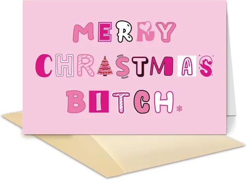Miniatura 10 de Divertida tarjeta de Navidad con texto en inglés «Can I Have Snack?» Navidad traviesa para papá de hijo e hija, bonita tarjeta de Navidad con mensaje