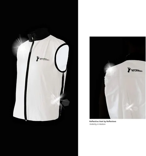 Miniatura 5 de Full Reflective Vest For Night Visibility - Cycling Gilet - Running Vest