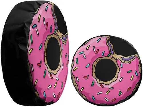 Miniatura 4 de Donut - Cubierta de neumático de repuesto para remolque, RV, SUV y muchos vehículos, 12 pulgadas