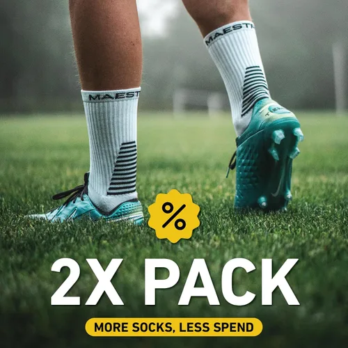 Miniatura 30 de Maestro - Calcetines de agarre de fútbol para hombres y mujeres con almohadillas antideslizantes, ideales para fútbol, baloncesto y deportes