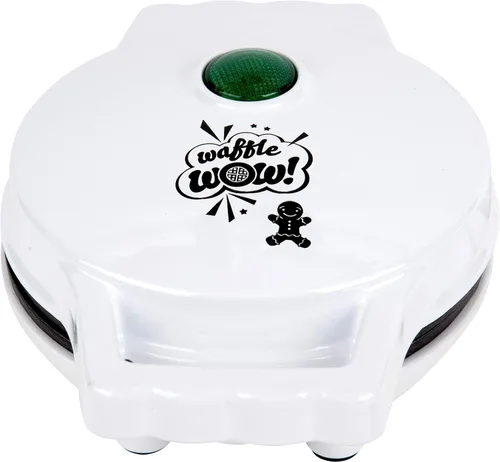 Miniatura 5 de Mini Waflera Hombre de Jengibre - Haz que esta Navidad sea Especial para los Niños con Plancha de Wafles Festiva de 4", Electrodoméstico Eléctrico