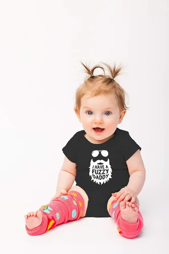 Miniatura 12 de I Have a Fuzzy Daddy - Divertido body esencial para bebé, ropa para niña recién nacida, trajes de bebé niño