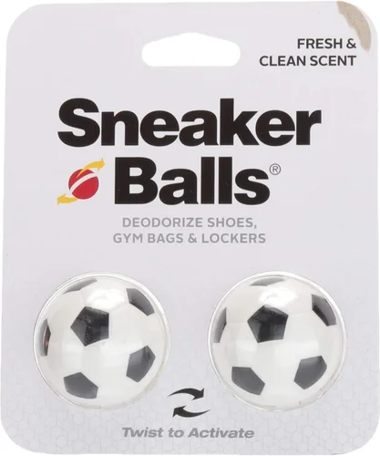 Sof Sole Sneaker Balls - Bolas desodorizantes para zapatos, bolsas de gimnasio y casilleros, 1 par, Soccer