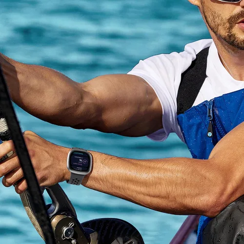 Miniatura 5 de Maledan Correas deportivas transpirables para Fitbit Versa 3/4, Sense/Sense 2, correas de repuesto para hombres y mujeres, accesorios para relojes