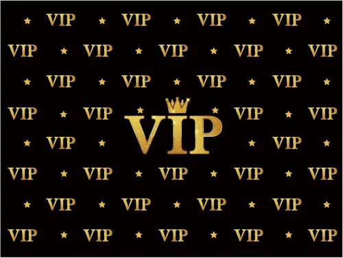 VitalCozy 6.5 x 5 pies telón de fondo VIP para fotografía alfombra roja evento película premio telón de fondo corona estrella negro telón de fondo
