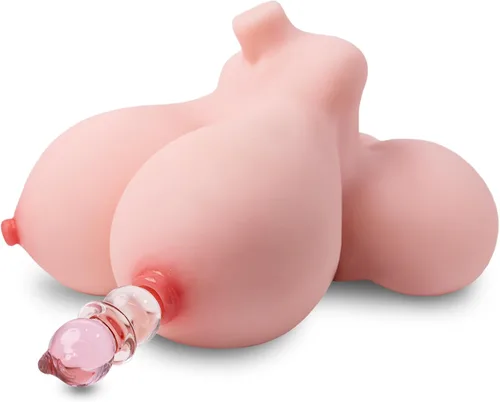 Muñeca sexual masculina de 9.04 libras con 4 canales 3D reales, muñeca sexual 4 en 1 para adultos con pezones grandes penetrables y anal, muñeca de